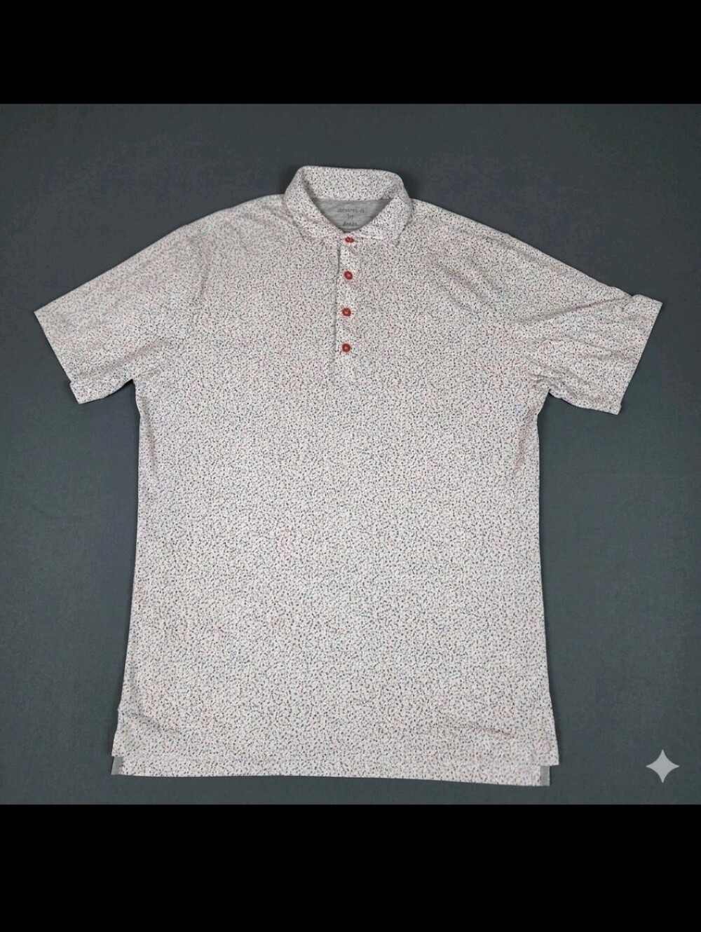 Johnnie-O Linxter Ernest Printed Golf Polo Men's Size M